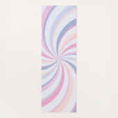 Zwemelen Roze Blauw Peach Yogamat (Achterkant)