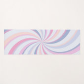 Zwemelen Roze Blauw Peach Yogamat (Voorkant (horizontaal))