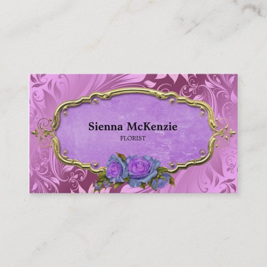 Zwemelen Rozen Visitekaartje (Voorkant)