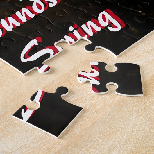 Zwemelen Saxofone Legpuzzel (Zijkant)