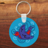 Zwemelen Sleutelhanger (Voorkant)