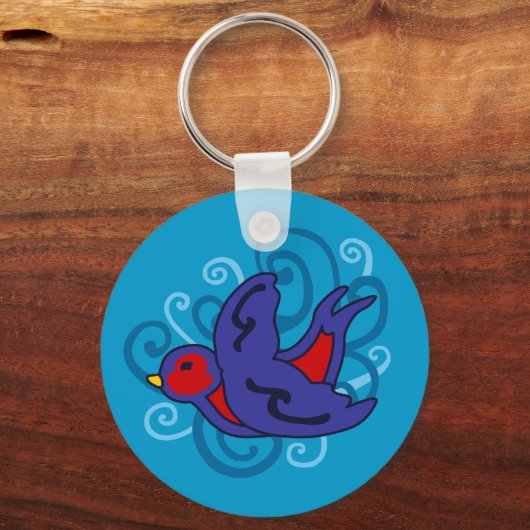 Zwemelen Sleutelhanger (Voorkant)