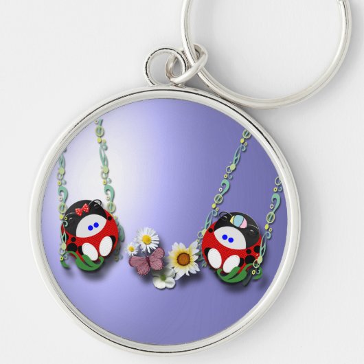 Zwemelen Sleutelhanger (Voorkant)