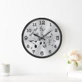 Zwemelen van de Aangepaste Klok van de Nota van de (Huis)