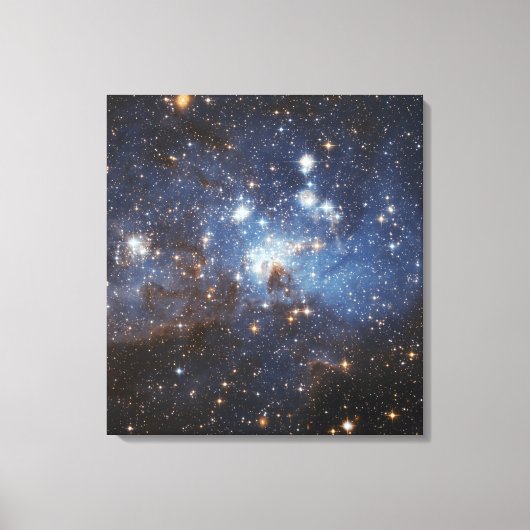 Zwemelen van gas en stof canvas afdruk (Voorkant)