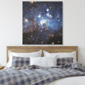 Zwemelen van gas en stof canvas afdruk (Insitu (Slaapkamer))