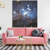 Zwemelen van gas en stof canvas afdruk (Insitu (Woonkamer))