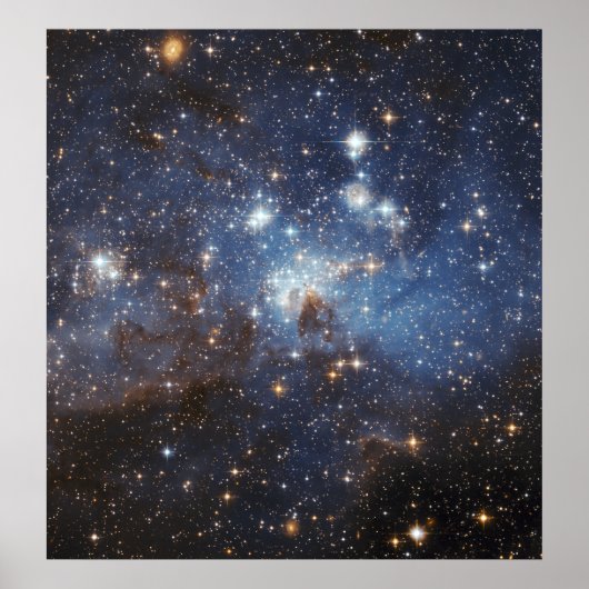 Zwemelen van gas en stof poster (Voorkant)