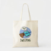 Zwemelen van grappige slaapkamer tote bag (Voorkant)