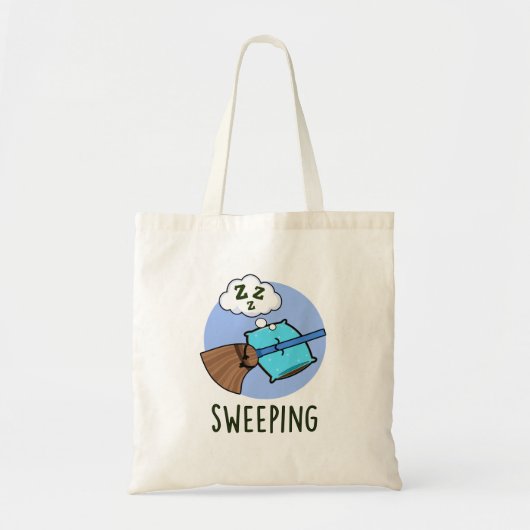 Zwemelen van grappige slaapkamer tote bag (Voorkant)