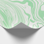 Zwemelen van groenpapier en wittekaarten cadeaupapier (Hoek)