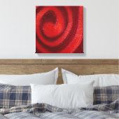 Zwemelen van nagellak canvas afdruk (Insitu (Slaapkamer))