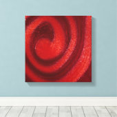 Zwemelen van nagellak canvas afdruk (Insitu (Houten vloer))