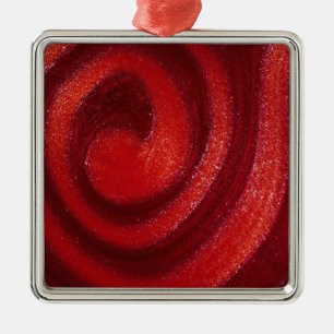 Zwemelen van nagellak metalen ornament