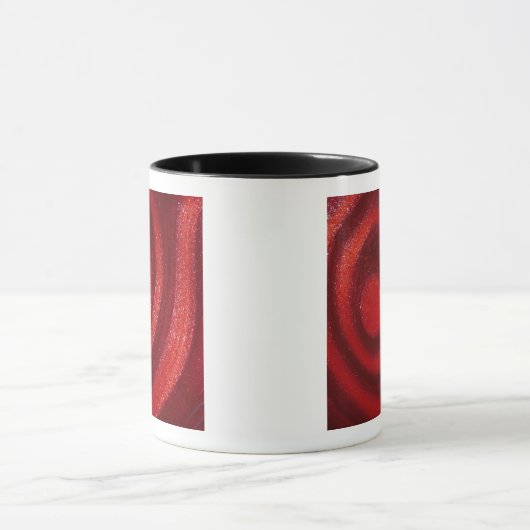 Zwemelen van nagellak mok (Midden)