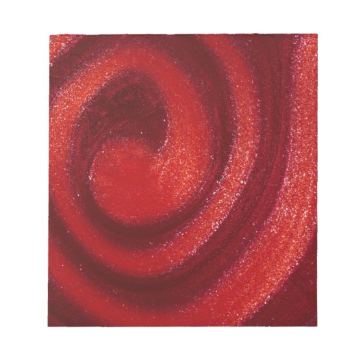 Zwemelen van nagellak notitieblok (Voorkant)