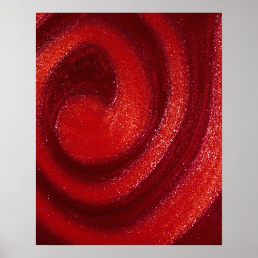 Zwemelen van nagellak poster (Voorkant)