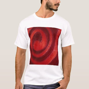 Zwemelen van nagellak t-shirt