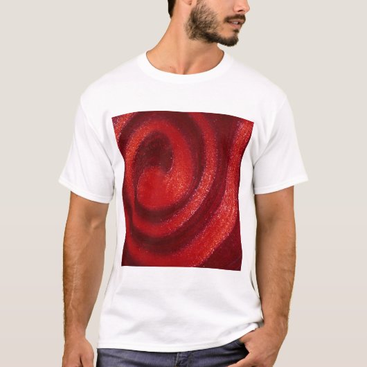 Zwemelen van nagellak t-shirt (Voorkant)