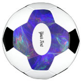 Zwemelen van trilkleurige kleuren, Pinks Greens Bl Voetbal (Gedraaid)