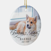 Zwemelen voor altijd in ons hart Foto Keramisch Ornament (Rechts)