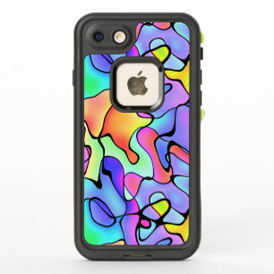 Zwemelen Waterverf pasta en pen Abstract