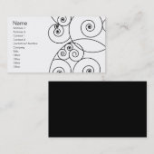 Zwemelen - Wit Visitekaartje (Voorkant / Achterkant)