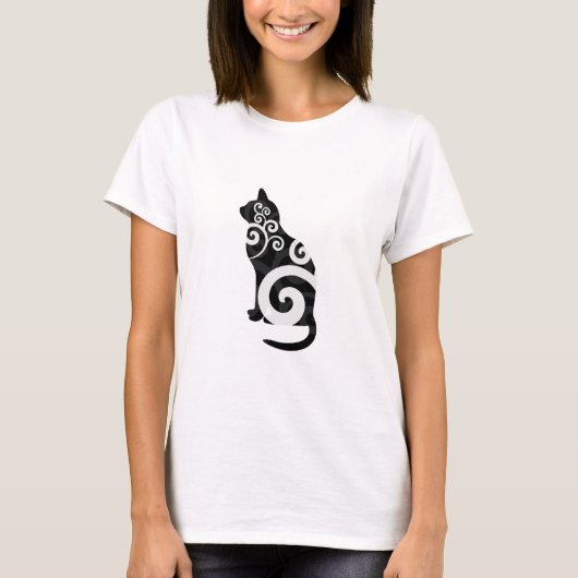 Zwemelen, zwart t-shirt (Voorkant)