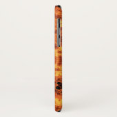 Zwemelend Gold Clover-patroon Case-Mate iPhone Case (Achterkant/links)