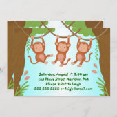 Zwemelend Kind van apen Aanwezigheid Kaart (Voorkant / Achterkant)