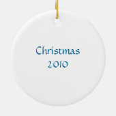 Zwemelend Zee van sierdatum Keramisch Ornament (Achterkant)