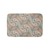 Zwemelende Hazen Tesselation Brown Bathmat 6 Badmat (Voorkant)
