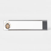 Zwemelende Herfst Hedégel Bureau Naambordje (Voorkant)