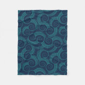 Zwemelgolven Fleece Deken (Voorkant)
