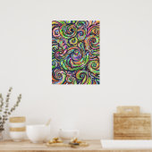 Zwemelijk Abstract Art Poster (Keuken)