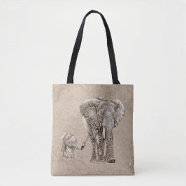 Zwemelingenfamilie Tote Bag