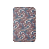 Zwemelinghaaien Tesselation Blue Brown Bathmat 7 Badmat (Voorkant Verticaal)