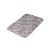 Zwemelinghaaien Tesselation Blue Gray Bathmat 1 Badmat (Gekanteld)