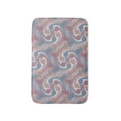 Zwemelinghaaien Tesselation Blue Gray Bathmat 1 Badmat (Voorkant Verticaal)