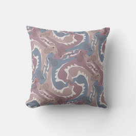 Zwemelinghaaien Tesselation Blue Gray Pillow 1 Kussen
