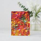 Zwemellicht gloeien briefkaart (Staand voorkant)