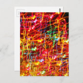 Zwemellicht gloeien briefkaart (Voorkant / Achterkant)