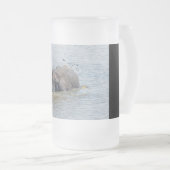 Zwemelolifant Matglas Bierpul (Voorkant rechts)