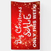 Zwemelrood met lichte verlichting + uw ideeën spandoek (Verticaal)