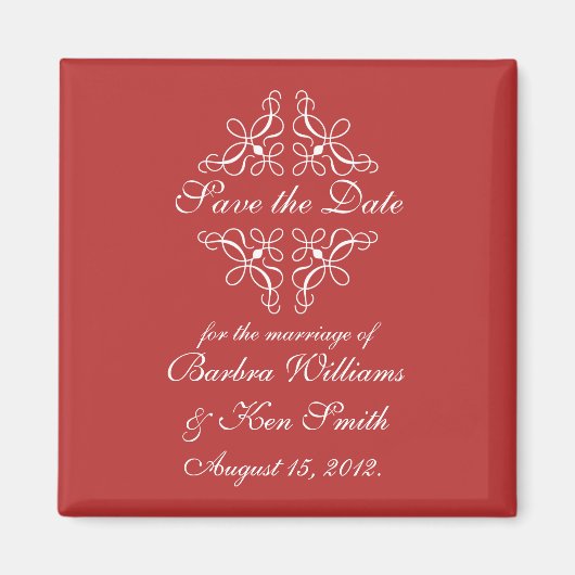 Zwemelt in Rood van het Snoep sparen de Magnetisch Magneet (Voorkant)