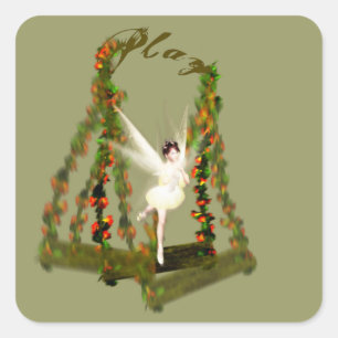 Zwemeltje Vierkante Sticker