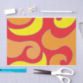 Zwemelvormig ontwerp tissuepapier (Craft)