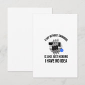 ZWEMEN (5) BEDANKKAART (Voorkant / Achterkant)