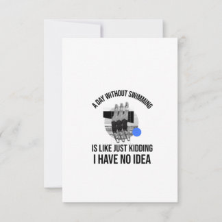 ZWEMEN (5) BEDANKKAART