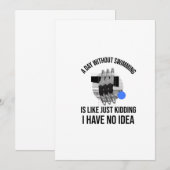 ZWEMEN (5) BEDANKKAART (Voorkant / Achterkant)